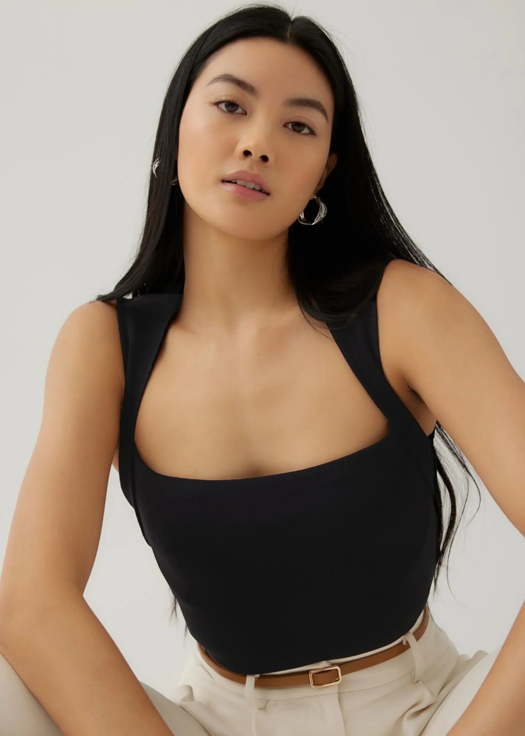 Margie Foldover Knit Tank