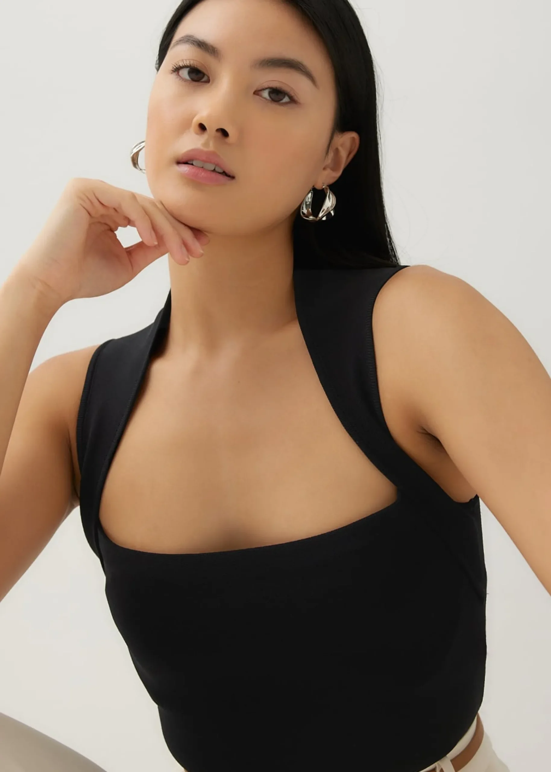 Margie Foldover Knit Tank