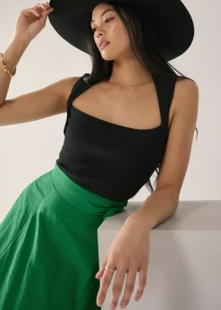 Margie Foldover Knit Tank