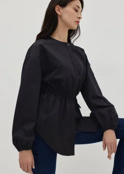 Margot Drawstring Balloon Sleeve Blouse