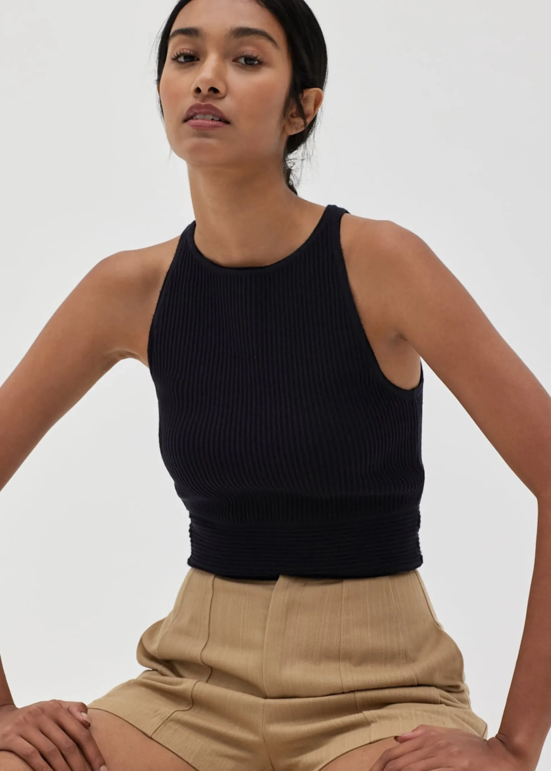 Marisa Textured Knit Tank