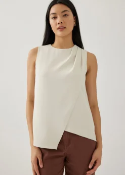 Martha Asymmetric Drape Top
