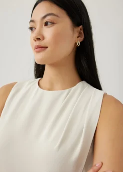 Martha Asymmetric Drape Top