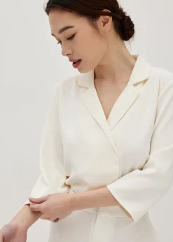 Maryanne Double Breasted Tailored Blouse