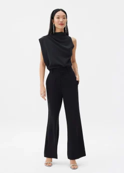 Maya Asymmetric Drape Blouse