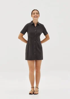 Maycie Cupro Shirt Dress