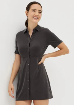 Maycie Cupro Shirt Dress