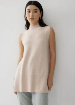 Melinda High Neck Knit Tank Top