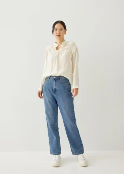 Meryn Mandarin Collar Blouse