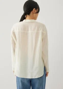Meryn Mandarin Collar Blouse