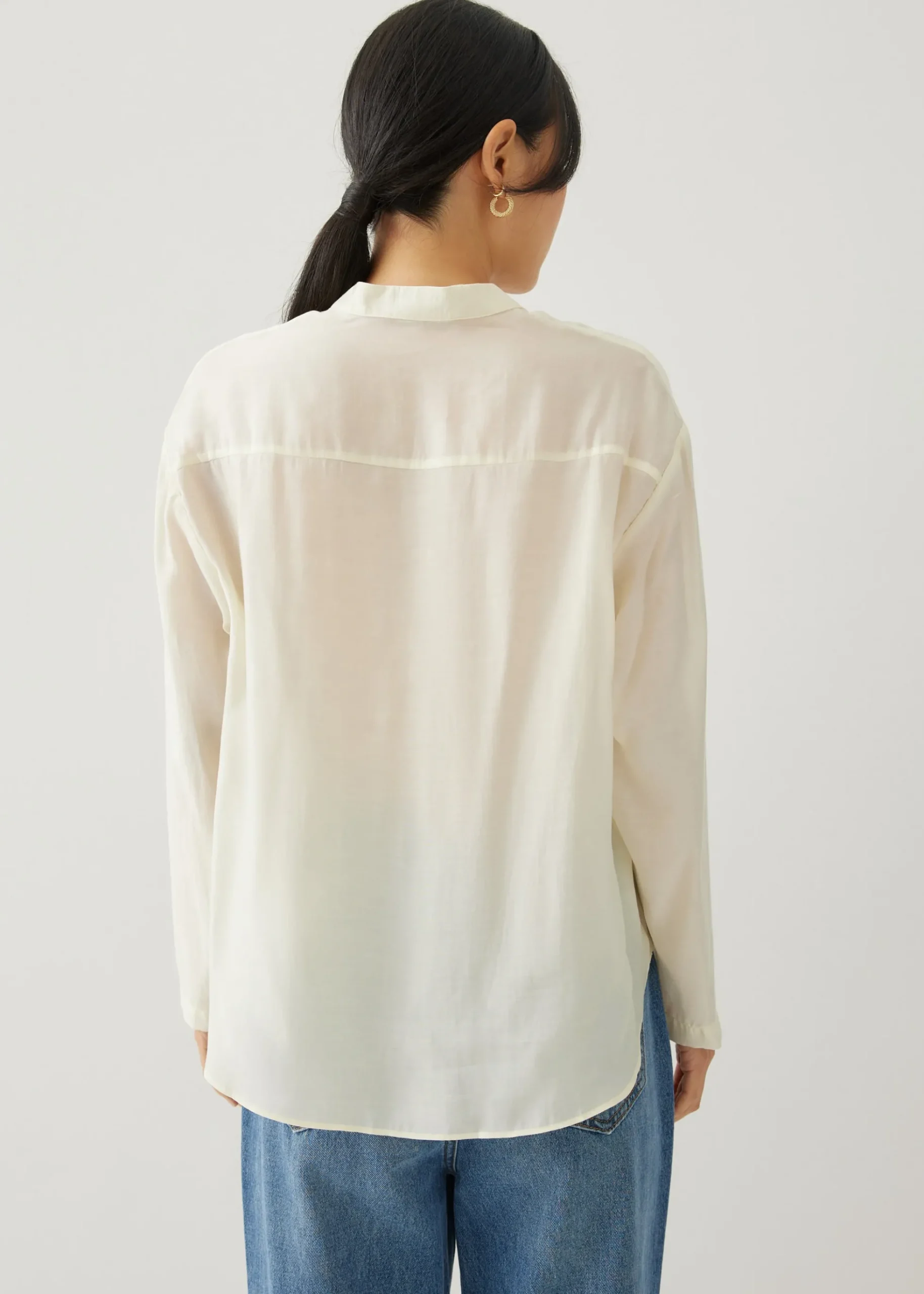 Meryn Mandarin Collar Blouse