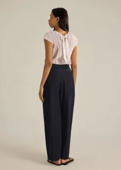 Mischa Chambray Barrel Pants