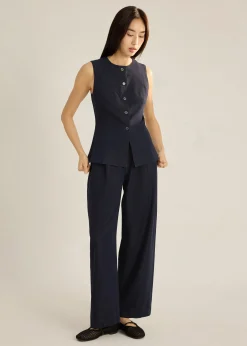 Mischa Chambray Barrel Pants