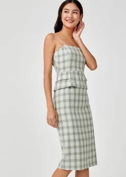 Molly Plaid Bodycon Dress