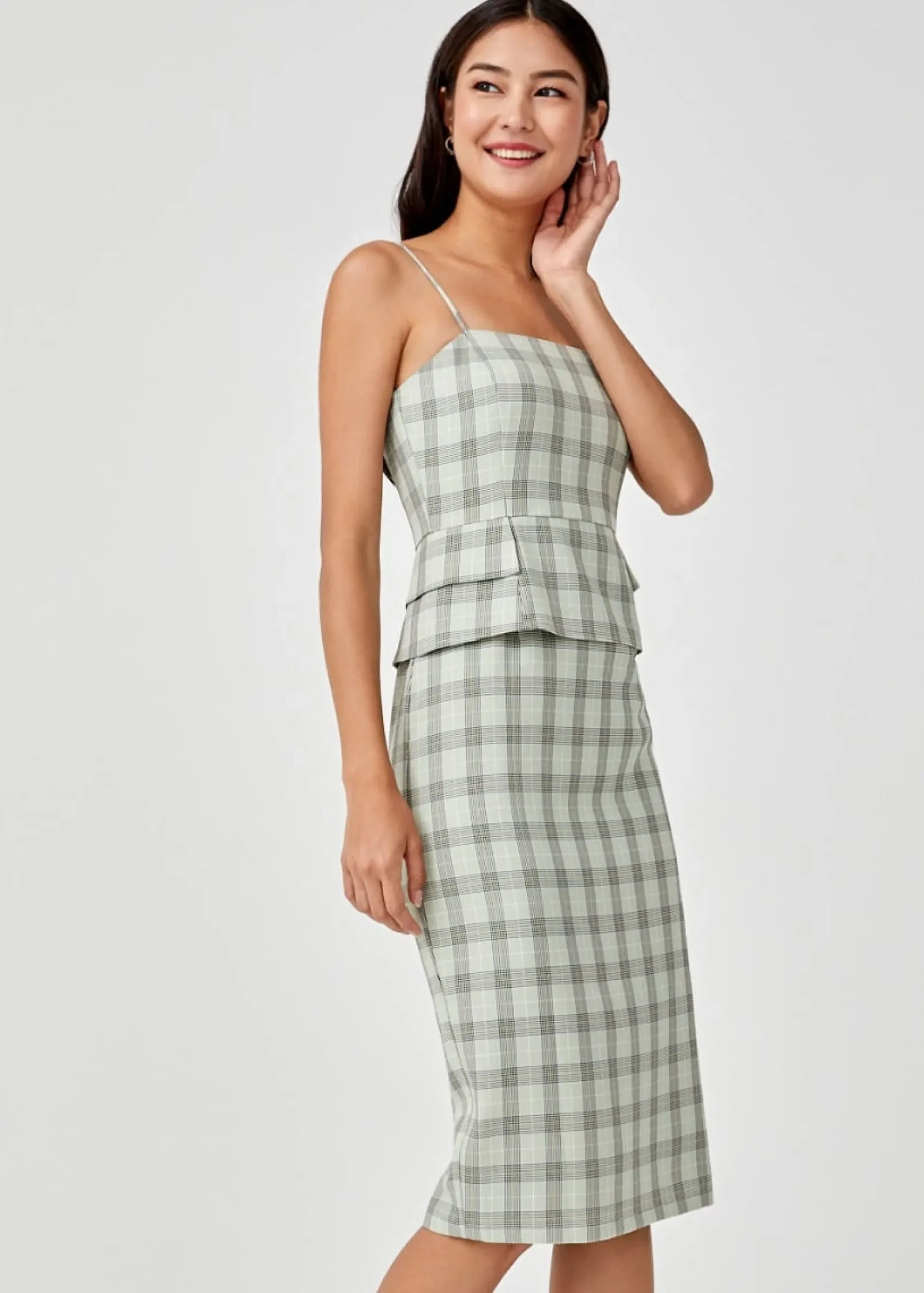 Molly Plaid Bodycon Dress