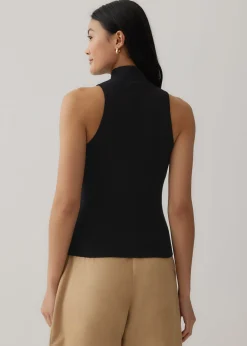Monika High Neck Knit Tank