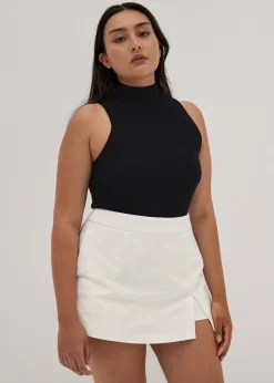 Monika High Neck Knit Tank