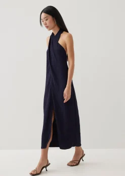 Morgann Column Wrap Maxi Dress
