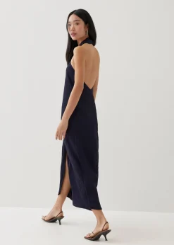Morgann Column Wrap Maxi Dress