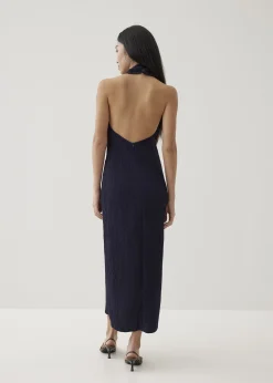 Morgann Column Wrap Maxi Dress