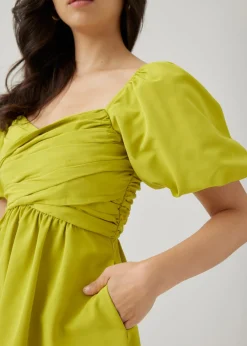 Myla Puff Sleeve Mini Dress