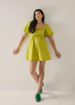 Myla Puff Sleeve Mini Dress