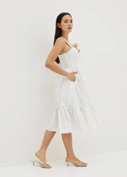 Mylah Fit & Flare Dress in Vivid Linings