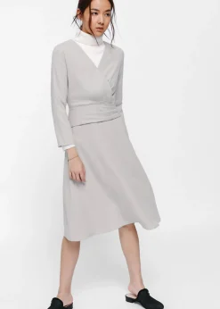 Nadega Ruched Waist Midi Dress