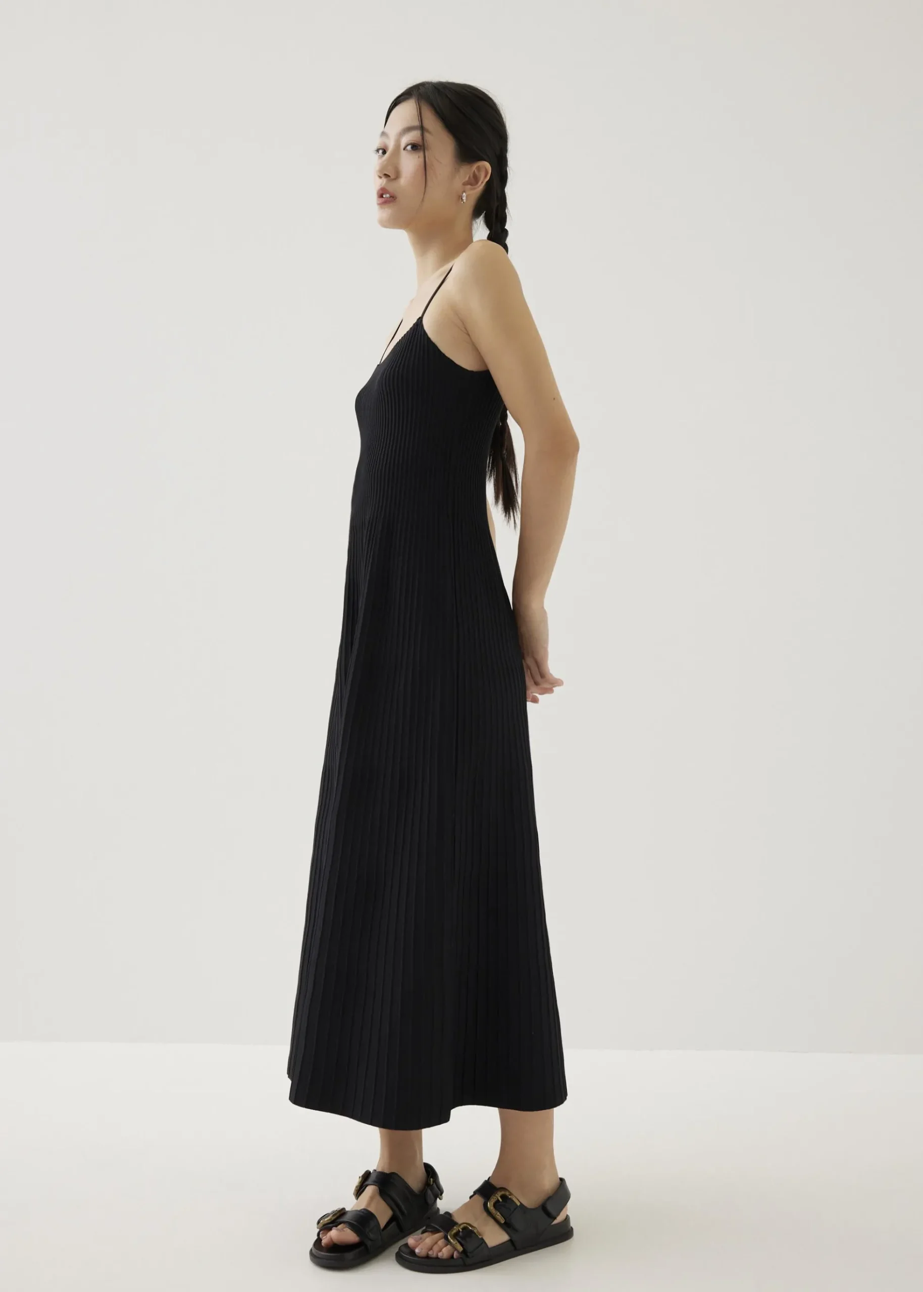 Nalia Fit & Flare Midaxi Dress