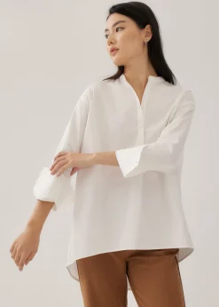 Natasa Mandarin Collar Shirt