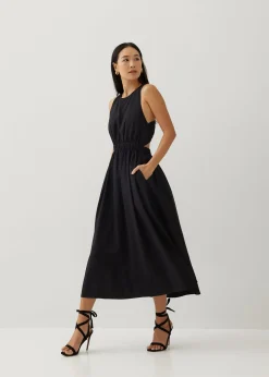 Nena Padded Elastic Knot Back Dress