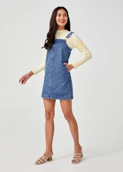 Nikola Denim Dungaree Dress
