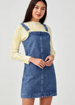 Nikola Denim Dungaree Dress