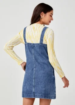 Nikola Denim Dungaree Dress