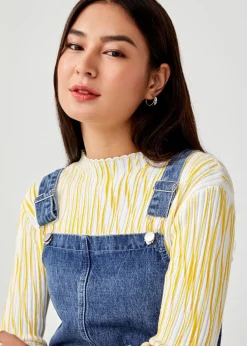 Nikola Denim Dungaree Dress