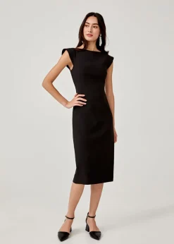 Niobe Lace Back Midi Dress