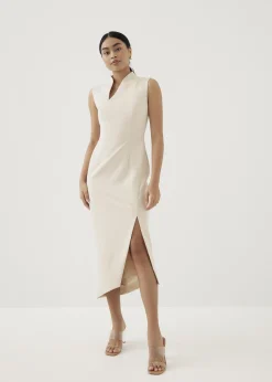 Nonna High Neck Column Maxi Dress