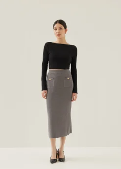 Oaklee Padded Reversible Jersey Crop Top