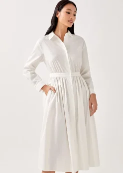 Odele Button Down Shirt Dress