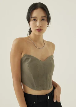 Olwyn Bustier Crop Top