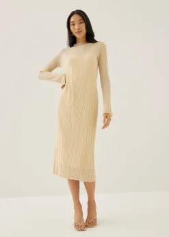 Omie Knit Column Midi Dress