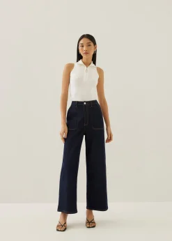 Orlene Collared Knit Tank Top