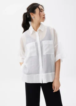 Oversized Boxy Button Down Shirt