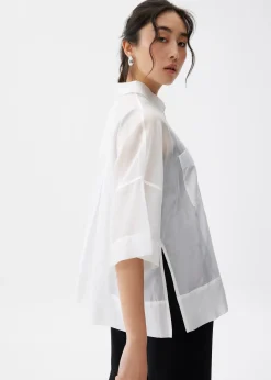 Oversized Boxy Button Down Shirt