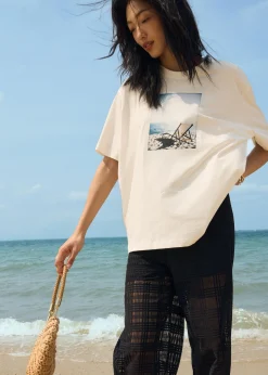 Oversized Jersey Graphic Tee