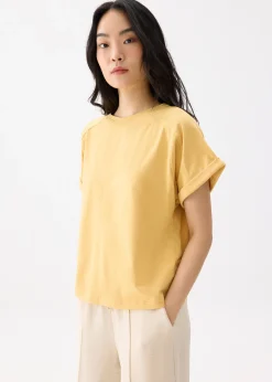 Oversized Jersey Round Neck Tee