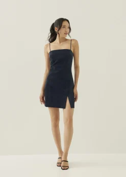Patrisha Low Back A-line Mini Dress