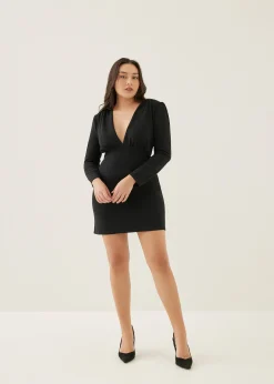 Paulette Padded A-line Mini Dress