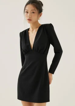 Paulette Padded A-line Mini Dress