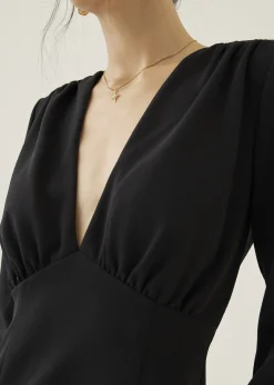 Paulette Padded A-line Mini Dress